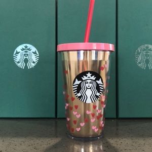 Starbucks valentine cold cup new